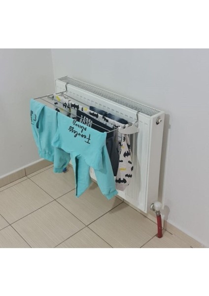 Beyaz 60 cm 5 Telli Kaloriferli Çamaşır Kurutmalık, Pratik ve Şık Kullanım. fırsatları