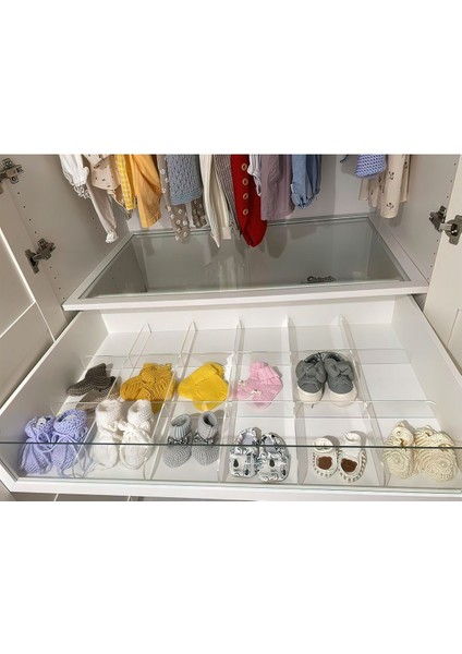 Şeffaf Pleksi Çekmecede Iç Düzenleyici, Şık ve Kullanışlı Depolama Çözümü indirimleri