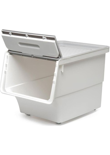 Tekerlekli Organizatör Kutusu, Patateslik ve Soğanlık, 3X33 Litre, Gri fırsatları
