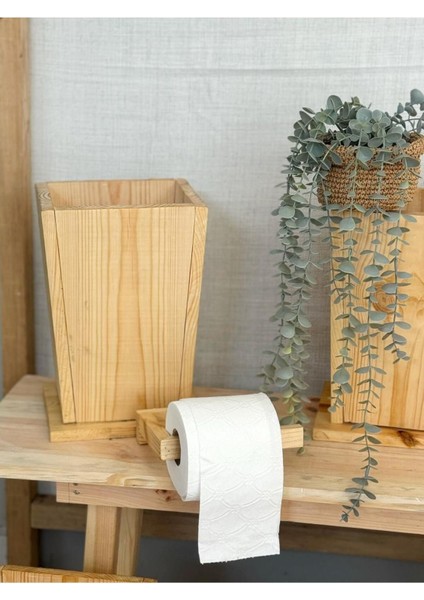 Ahşap Krem Çöp Kutusu, Şık ve Doğal Tasarım fiyatları