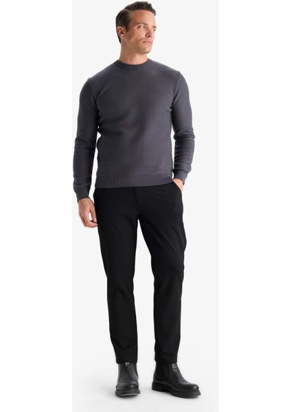 Standart Fit Bisiklet Yaka Triko Kazak C9618AX25AU fiyatları