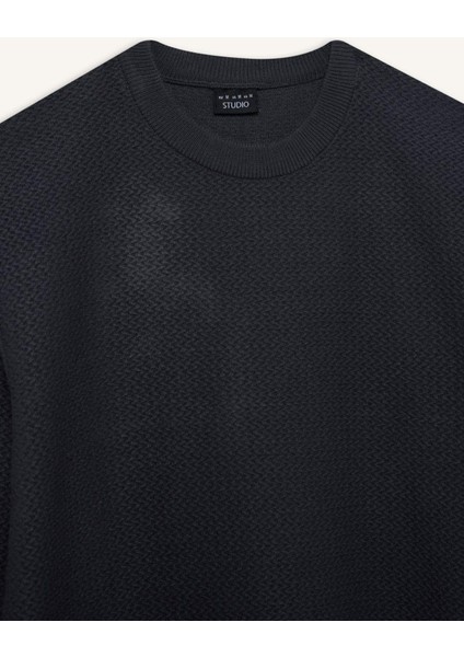 Standart Fit Bisiklet Yaka Triko Kazak C9618AX25AU