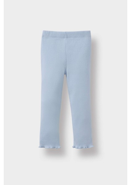 Kız Bebek 2'li Takım Çiçekli Uzun Kollu Fitilli Kaşkorse Tişört Tayt fiyatları