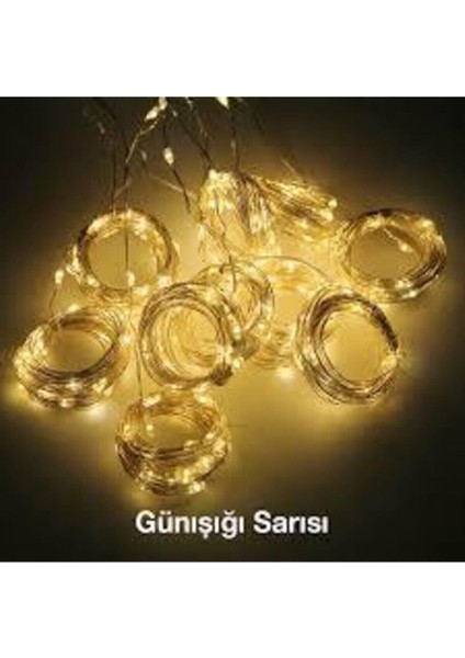 Şık Peri Teli LED Işık Seti, Kumandalı, USB Bağlantılı, 8 Animasyonlu, Günışığı Renk fiyatları