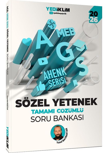 2026 Meb Ags Ahenk Serisi Sözel-Sayısal Yetenek Video Ders Notları-Çözümlü Soru Bankası-3 Deneme