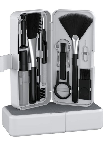 19 Parça Elektronik Temizlik Seti, Telefon, Bilgisayar, Tablet ve Ekran Temizleme Kiti