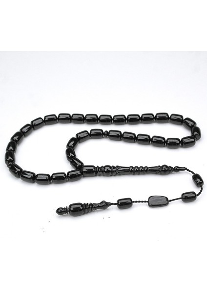 Yaprak Motif Halka nakkaş Oyma Imameli Tespih