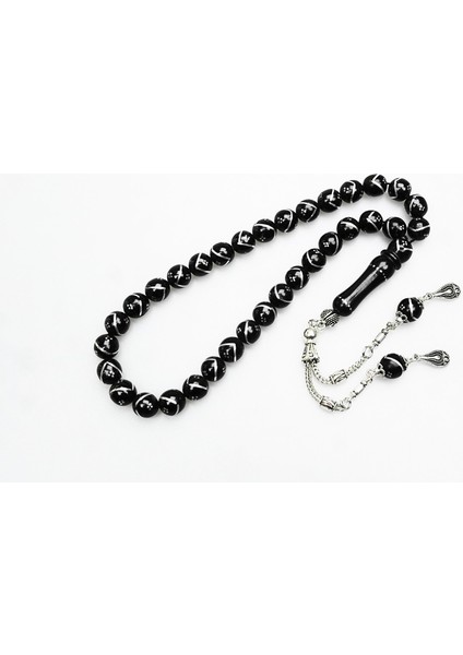 Tek Zikzak Dörtlü Bafon Işleme Tespih