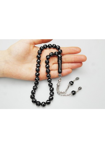 Tek Zikzak Dörtlü Bafon Işleme Tespih modelleri