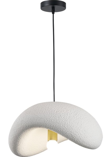 Modern Beyaz Beton Sarkıt Avize, Oturma Odası ve Salon Dekorasyonu Için Şık Tasarım fırsatları