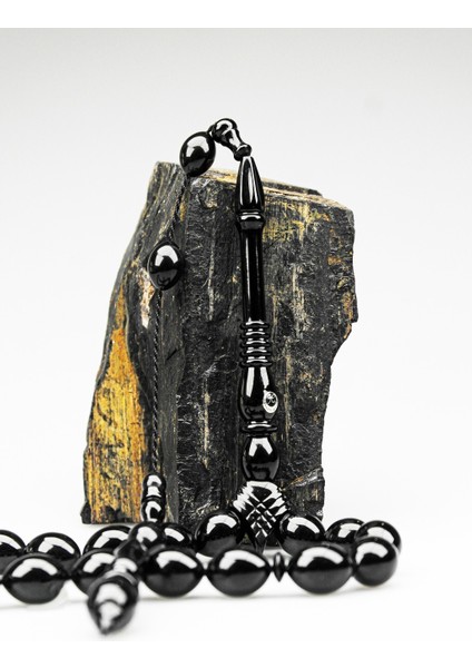 Oltu Taşı Özel Seri Kelepçe Imame Işçilikli Tespih fırsatları