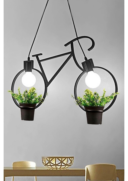 Siyah Metal Sarkıt Çiçeklik, Balkon ve Kafe Dekoru Için Şık ve Modern Tasarım fiyatları