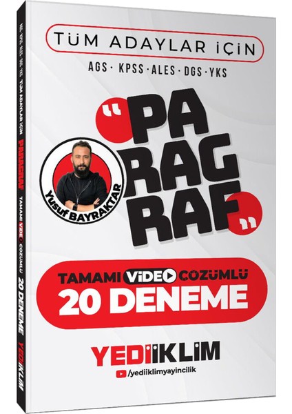 2026 Ales Master Serisi Sözel-Sayısal Yetenek(Konu-Soru Bankası-Son 10SINAV Çıkmış Sorular)-Paragraf