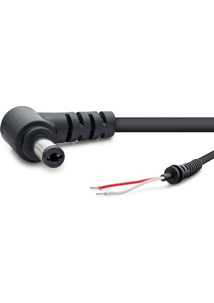 Notebook Adaptör Kablosu 5.5*2.5 L Tip 30W-90W 1.2m Siyah HDX5537