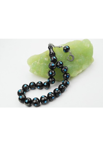 Maskot Mavi Firuze Karpuz Işlemeli oltu Sıkma Tespih fiyatları