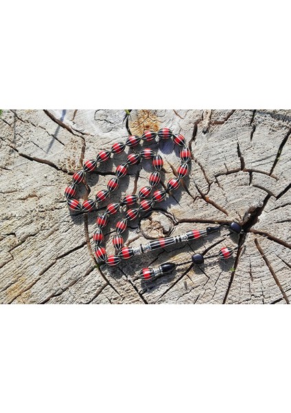 Arpa Model Oltu Taşı onlu Karpuz Işlemeli Tespih fırsatları