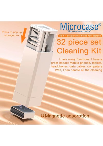 Çok Fonksiyonlu Elektronik Temizleme ve Fırça Seti, 32 Parça, Pratik ve Güçlü Temizlik modelleri