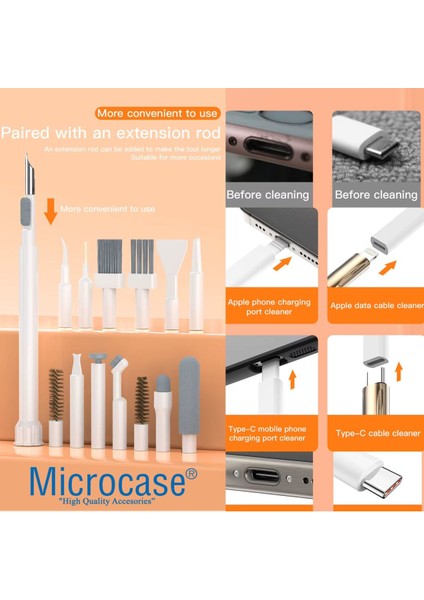 Çok Fonksiyonlu Elektronik Temizleme ve Fırça Seti, 32 Parça, Pratik ve Güçlü Temizlik