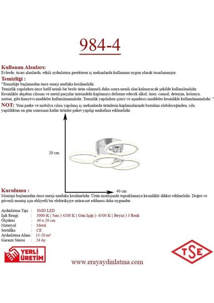 Bej 4'lü Plofonyer LED Avize, Şık ve Modern Aydınlatma Seçeneği modelleri