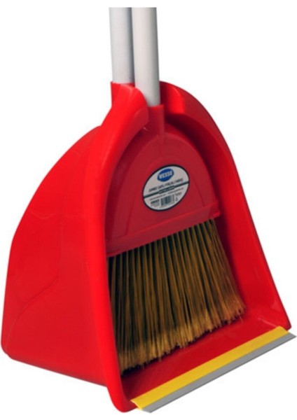 Hazneli Jumbo Saplı Fırçalı Faraş ile Temizlikte Güçlü ve Pratik Çözüm