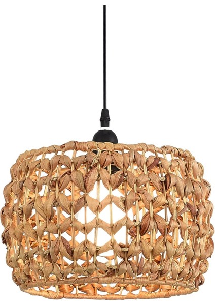 Modern Rattan Bambu Sarkıt Avize, Şık ve Doğal Tasarım, Bej Renk Seçeneği fiyatları