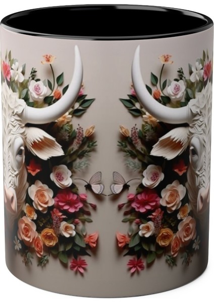 Amerikan Bizonu Buffalo Temalı Baskılı Kupa modelleri