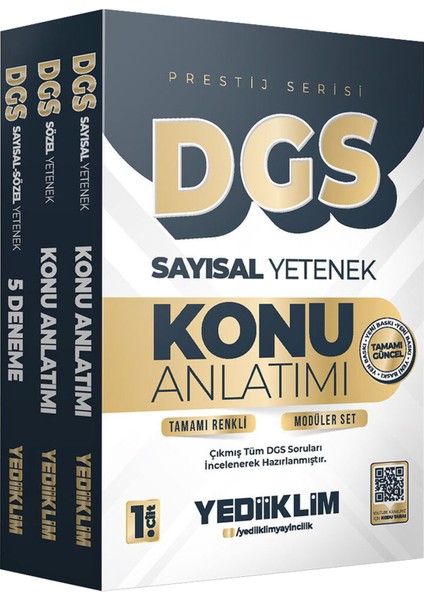 2026 Dgs Prestij Serisi Sözel-Sayısal Yetenek Konu Anlatımı 3kitap-Soru Bankası-Yaprak Test-Paragraf fırsatları