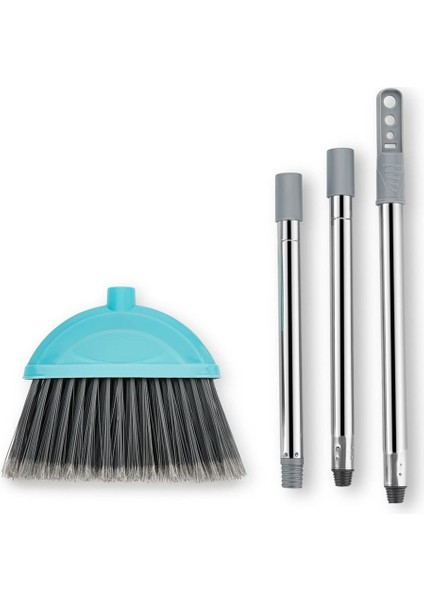 Turkuaz Katlanabilir Profesyonel Ev Süpürgesi ve Faraş Seti, Şık ve Kullanışlı Seçenek fiyatları