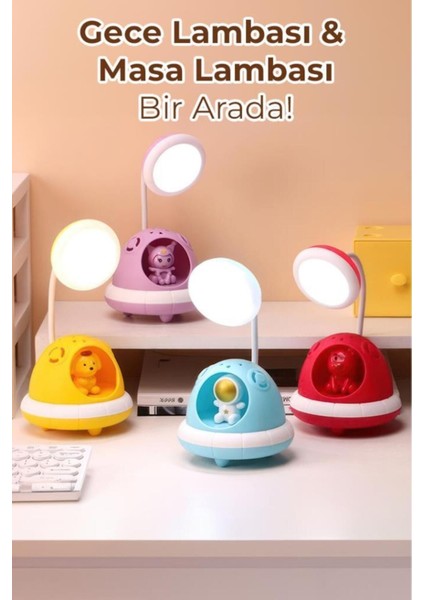 Figürlü Fuşya Gece Lambası, Yumuşak Işık ve Şıklık Sağlar fiyatları