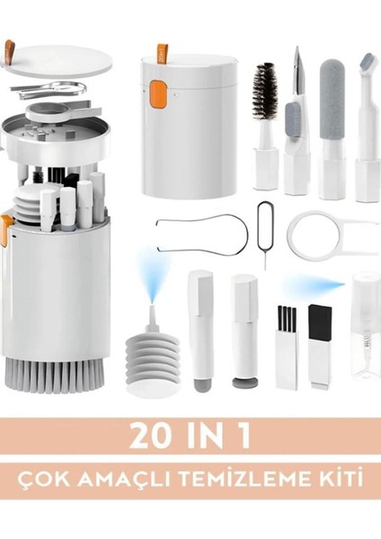 20'li Çok Fonksiyonlu Elektronik Temizlik Seti, Hızlı ve Güvenli Temizlik fiyatları