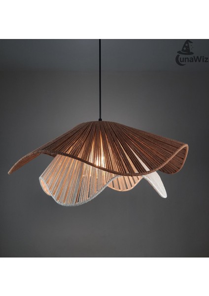 Iki Renkli Nergis Pamuk Makrome Zincir, 2mm Ip, Kahverengi, Şık ve Hafif Tasarım fiyatları