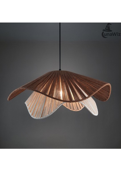 Iki Renkli Nergis Pamuk Makrome Zincir, 2mm Ip, Kahverengi, Şık ve Hafif Tasarım modelleri