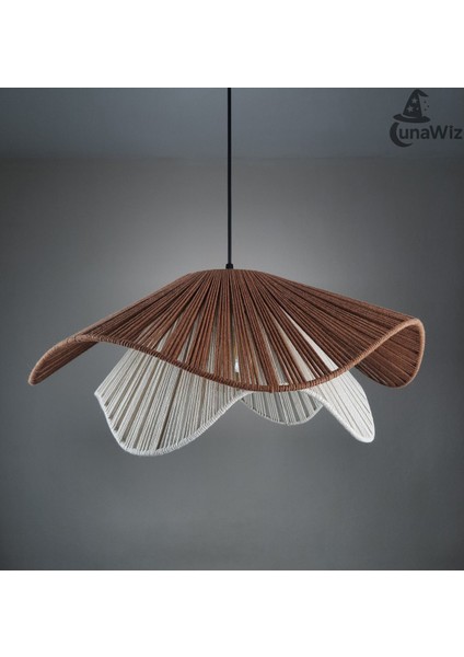 Iki Renkli Nergis Pamuk Makrome Zincir, 2mm Ip, Kahverengi, Şık ve Hafif Tasarım fırsatları