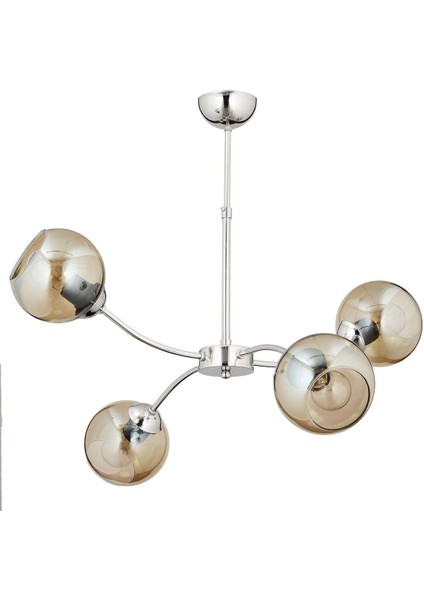 Şık 4'lü Krom Oturma ve Yatak Odası Avizesi, Modern ve Işıklandırıcı Tasarım modelleri