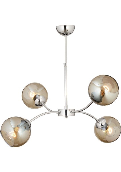 Şık 4'lü Krom Oturma ve Yatak Odası Avizesi, Modern ve Işıklandırıcı Tasarım fırsatları