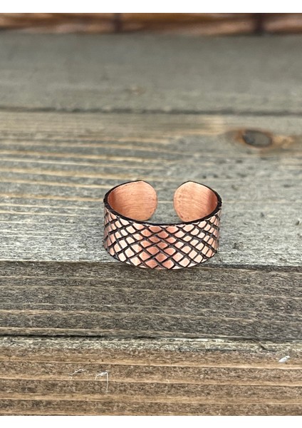 Ayarlanabilir Ölçü Saf Bakır Yüzük