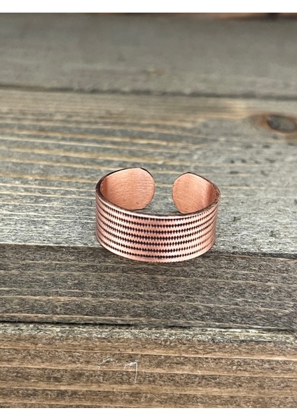 Ayarlanabilir Ölçü Saf Bakır Yüzük