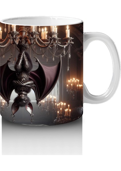 Kostümlü Hayvanlar ve Balkabaklarıyla Sevimli Cadılar Bayramı Baskılı Kupa fırsatları