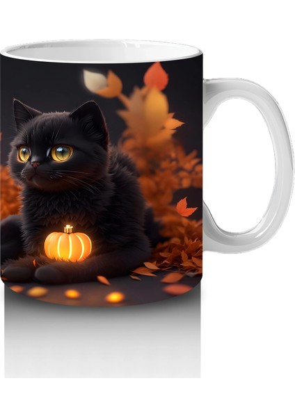 Büyülü Kazan ve Kara Kedi – Hediyelik Kahve Kupası fırsatları