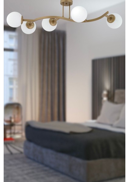 Şık 5'li Eskitme Modern Plafonyer, Genç ve Yatak Odası, Mutfak, Ev Dekorasyon Için