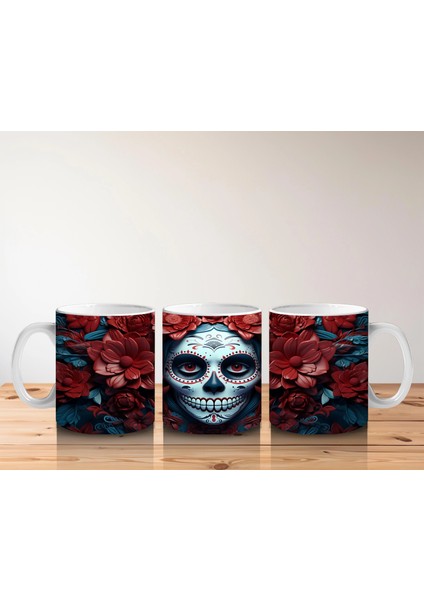 Buz Renklerinde Ölüm Maskesi – Hediyelik Kahve Kupası indirimleri