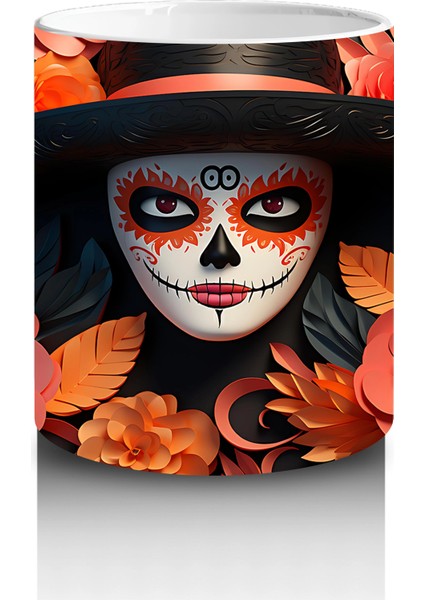 Gül Denizi Içinde Siyah Şapkalı Ruh – Hediyelik Kahve Kupası modelleri