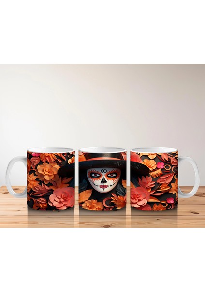 Gül Denizi Içinde Siyah Şapkalı Ruh – Hediyelik Kahve Kupası indirimleri