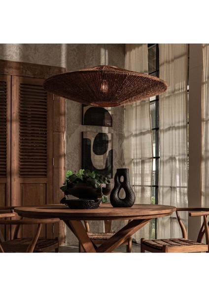 Kahverengi Rattan Sarkıt Işık, Doğal ve Şık Aydınlatma Seçeneği fiyatları