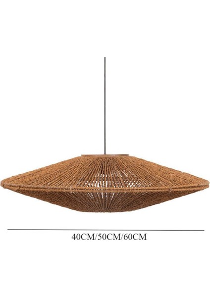 Kahverengi Rattan Sarkıt Işık, Doğal ve Şık Aydınlatma Seçeneği indirimleri