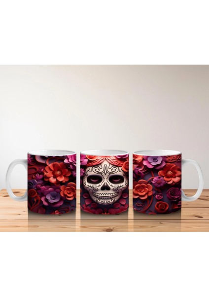 Pembe Karanlıkta Kurukafa Bakışı – Hediyelik Kahve Kupası indirimleri