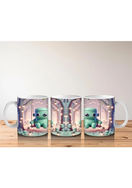 Sevimli Dinozor Kostümlü Çocuklara Özel Tatlı Cadılar Bayramı Baskılı Kupa indirimleri