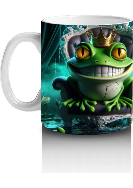 Yeşil Işıklı Perili Ev Figürlü Gotik Cadılar Bayramı Baskılı Kupa fiyatları