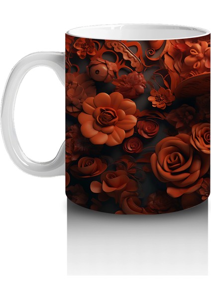 Turuncu Gül Denizinde Ruhsil Bakış – Hediyelik Kahve Kupası fiyatları