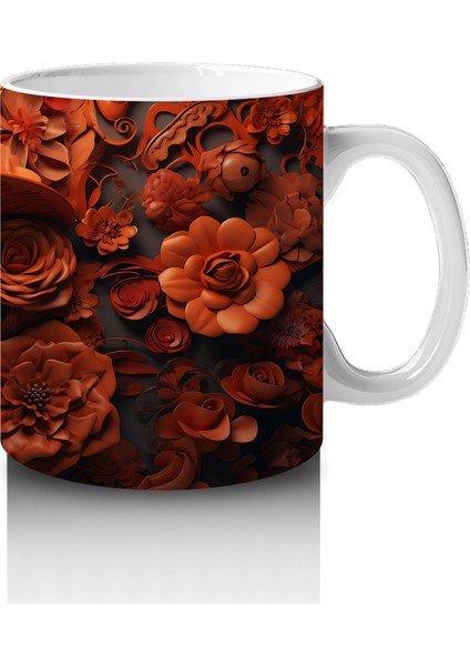 Turuncu Gül Denizinde Ruhsil Bakış – Hediyelik Kahve Kupası fırsatları